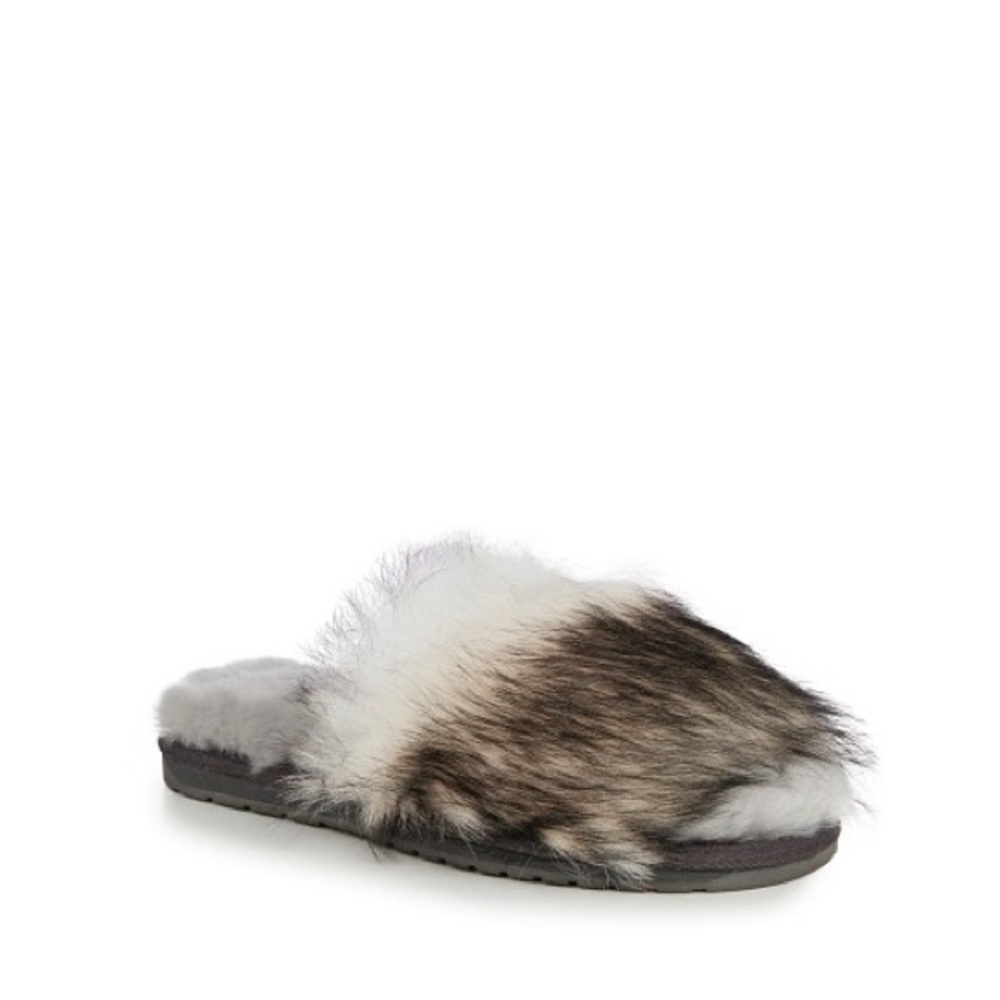 Emu Australian Myna Lava Sheepskin Slipper Slide Charcoal Ombré Womans US11/UK42 - Picture 2 of 14